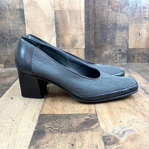 Rangoni Firenze Fabric Gray Heel Pump+